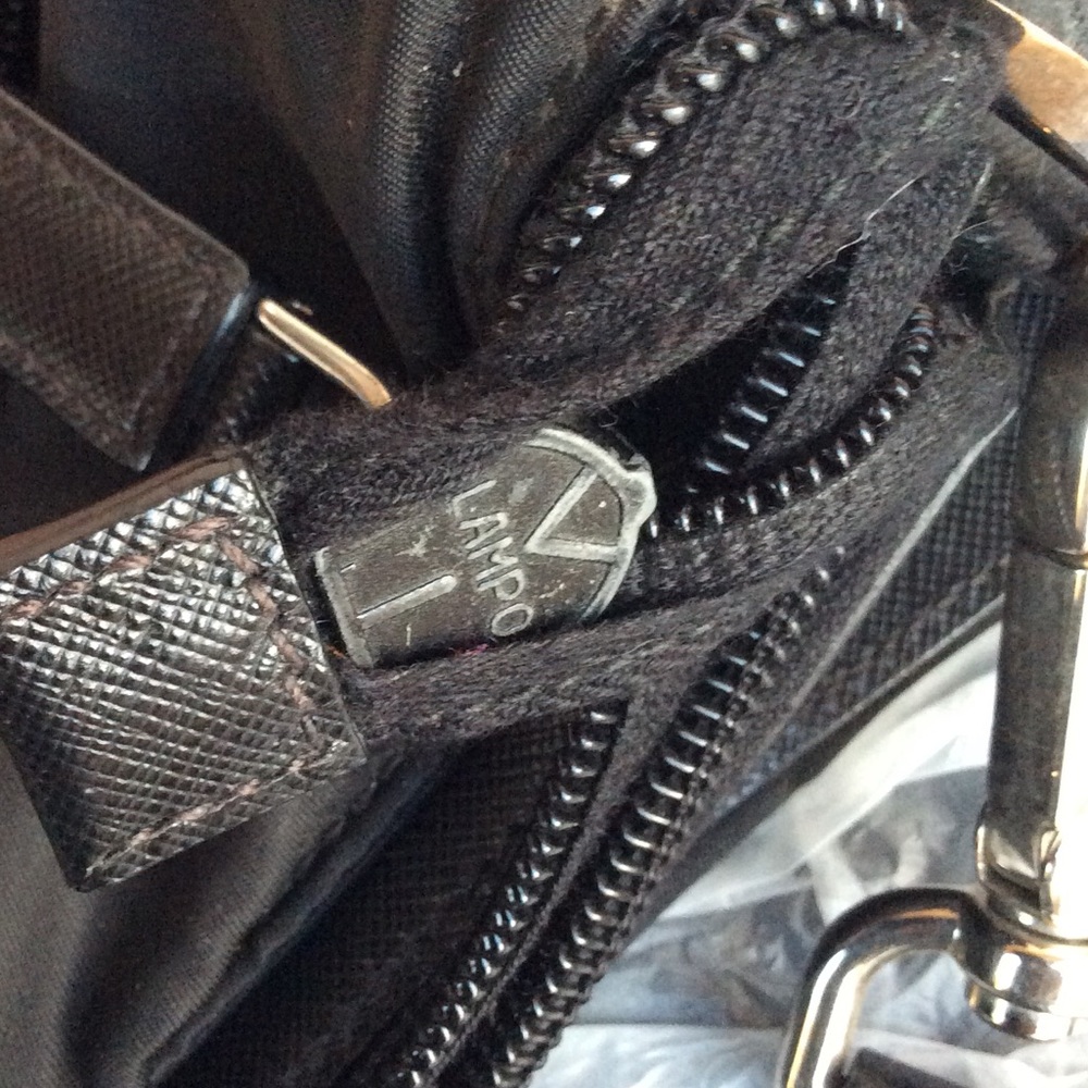 ❌SOLD❌ Prada Black Nylon Saffiano Laptop Tote Bag - Picture 10 of 10